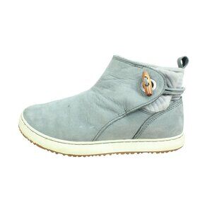 LL Bean Mountainside Toggle Boots Gray Suede Size 7.5 M
